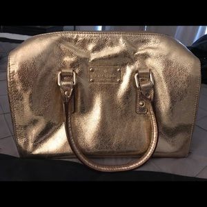 Kate Spade Gold Bowling Bag